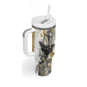 Osiris Egyptian Tumbler With Handle God of Afterlife Feather Scale Judgment Eye of Horus