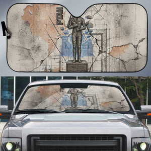 Ptah Egyptian Auto Sun Shade God of Crafts Architecture Tools Fashioner of the Earth