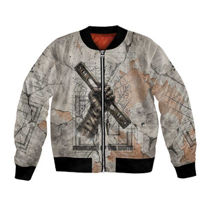 Ptah Egyptian Bomber Jacket God of Crafts Architecture Tools Fashioner of the Earth