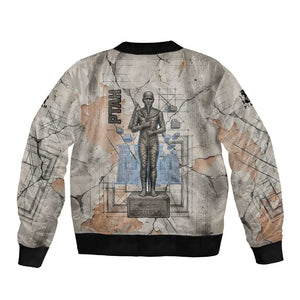 Ptah Egyptian Bomber Jacket God of Crafts Architecture Tools Fashioner of the Earth