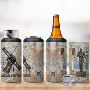 Ptah Egyptian 4 in 1 Can Cooler Tumbler God of Crafts Architecture Tools Fashioner of the Earth