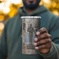 Ptah Egyptian 4 in 1 Can Cooler Tumbler God of Crafts Architecture Tools Fashioner of the Earth