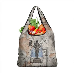 Ptah Egyptian Grocery Bag God of Crafts Architecture Tools Fashioner of the Earth