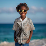 Ptah Egyptian Kid Hawaiian Shirt God of Crafts Architecture Tools Fashioner of the Earth