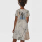 Ptah Egyptian Kid Short Sleeve Dress God of Crafts Architecture Tools Fashioner of the Earth