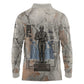 Ptah Egyptian Long Sleeve Polo Shirt God of Crafts Architecture Tools Fashioner of the Earth