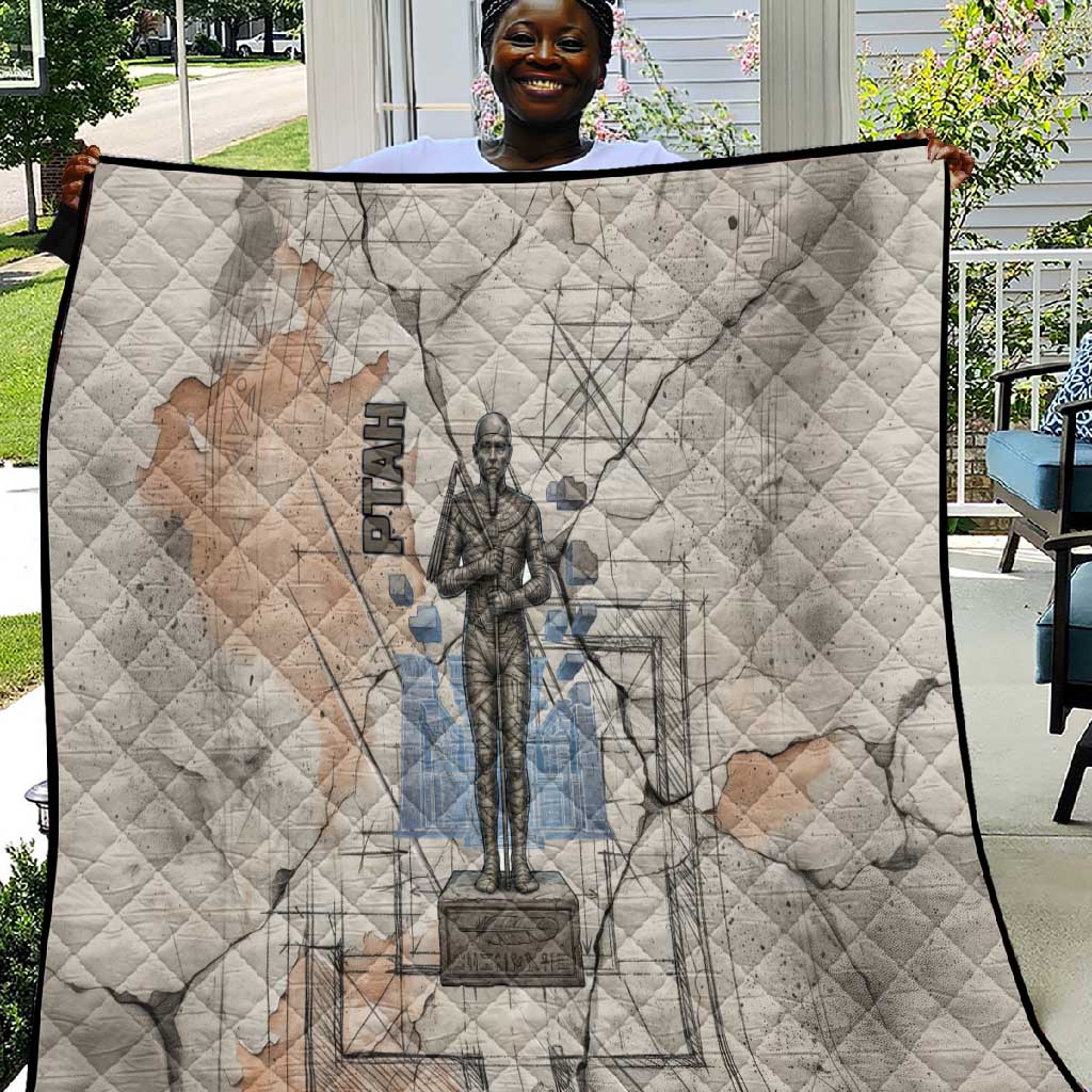 Ptah Egyptian Quilt God of Crafts Architecture Tools Fashioner of the Earth