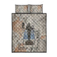 Ptah Egyptian Quilt Bed Set God of Crafts Architecture Tools Fashioner of the Earth