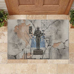 Ptah Egyptian Rubber Doormat God of Crafts Architecture Tools Fashioner of the Earth