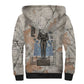 Ptah Egyptian Sherpa Hoodie God of Crafts Architecture Tools Fashioner of the Earth