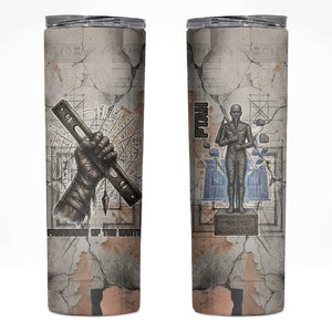 Ptah Egyptian Skinny Tumbler God of Crafts Architecture Tools Fashioner of the Earth