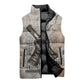 Ptah Egyptian Sleeveless Puffer Jacket God of Crafts Architecture Tools Fashioner of the Earth