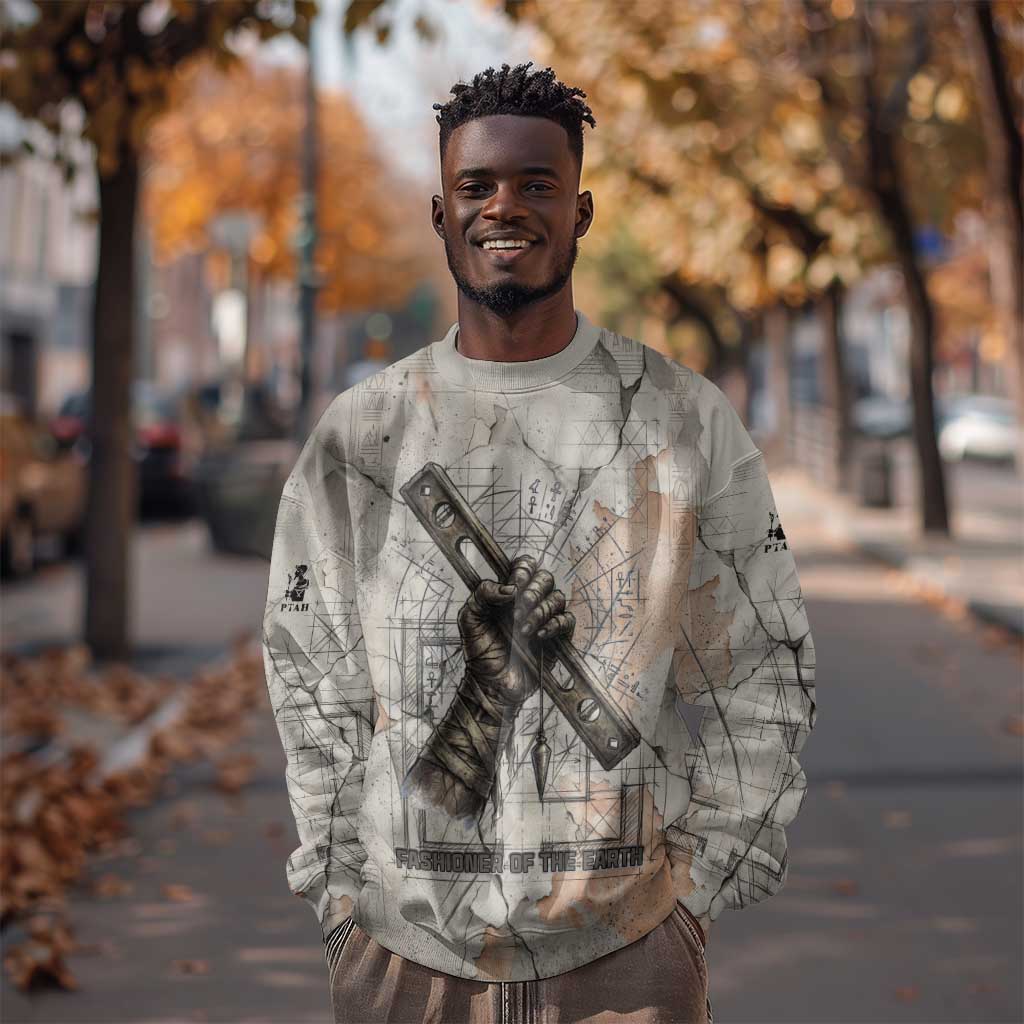 Ptah Egyptian Sweatshirt God of Crafts Architecture Tools Fashioner of the Earth