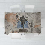 Ptah Egyptian Tablecloth God of Crafts Architecture Tools Fashioner of the Earth