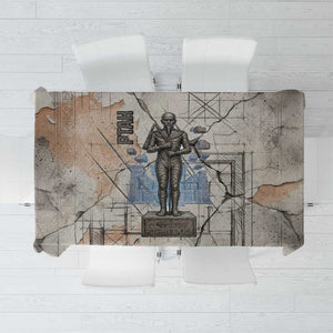 Ptah Egyptian Tablecloth God of Crafts Architecture Tools Fashioner of the Earth