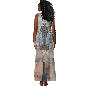 Ptah Egyptian Tank Maxi Dress God of Crafts Architecture Tools Fashioner of the Earth