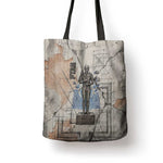 Ptah Egyptian Tote Bag God of Crafts Architecture Tools Fashioner of the Earth