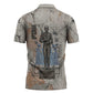 Ptah Egyptian Zipper Polo Shirt God of Crafts Architecture Tools Fashioner of the Earth
