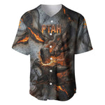 Ptah Egyptian Baseball Jersey God of Creation Great Artificer Hammer - Anvil Fire Forged