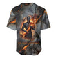 Ptah Egyptian Baseball Jersey God of Creation Great Artificer Hammer - Anvil Fire Forged