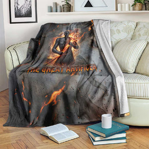 Ptah Egyptian Blanket God of Creation Great Artificer Hammer - Anvil Fire Forged