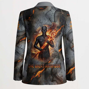 Ptah Egyptian Blazer God of Creation Great Artificer Hammer - Anvil Fire Forged