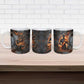 Ptah Egyptian Ceramic Mug God of Creation Great Artificer Hammer - Anvil Fire Forged