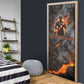 Ptah Egyptian Door Cover God of Creation Great Artificer Hammer - Anvil Fire Forged