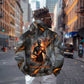 Ptah Egyptian Hoodie God of Creation Great Artificer Hammer - Anvil Fire Forged