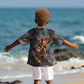 Ptah Egyptian Kid Hawaiian Shirt God of Creation Great Artificer Hammer - Anvil Fire Forged
