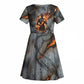 Ptah Egyptian Kid Short Sleeve Dress God of Creation Great Artificer Hammer - Anvil Fire Forged