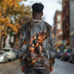 Ptah Egyptian Long Sleeve Shirt God of Creation Great Artificer Hammer - Anvil Fire Forged