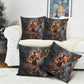 Ptah Egyptian Pillow Cover God of Creation Great Artificer Hammer - Anvil Fire Forged