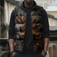 Ptah Egyptian Sleeveless Puffer Jacket God of Creation Great Artificer Hammer - Anvil Fire Forged