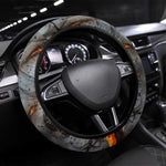 Ptah Egyptian Steering Wheel Cover God of Creation Great Artificer Hammer - Anvil Fire Forged