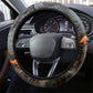 Ptah Egyptian Steering Wheel Cover God of Creation Great Artificer Hammer - Anvil Fire Forged