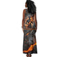 Ptah Egyptian Tank Maxi Dress God of Creation Great Artificer Hammer - Anvil Fire Forged