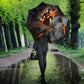 Ptah Egyptian Umbrella God of Creation Great Artificer Hammer - Anvil Fire Forged