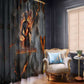 Ptah Egyptian Window Curtain God of Creation Great Artificer Hammer - Anvil Fire Forged