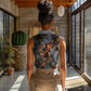 Ptah Egyptian Women Sleeveless Polo Shirt God of Creation Great Artificer Hammer - Anvil Fire Forged