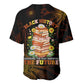 Black History Month Black African American Teachers Baseball Jersey Afrocentric Floral Art with Motivational Typography