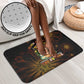 Black History Month Black African American Teachers Bathroom Set Afrocentric Floral Art with Motivational Typography