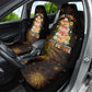 Black History Month Black African American Teachers Car Seat Cover Afrocentric Floral Art with Motivational Typography