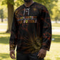 Black History Month Black African American Teachers Hockey Jersey Afrocentric Floral Art with Motivational Typography