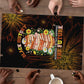 Black History Month Black African American Teachers Puzzle Afrocentric Floral Art with Motivational Typography