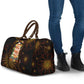 Black History Month Black African American Teachers Travel Bag Afrocentric Floral Art with Motivational Typography