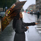Black History Month Black African American Teachers Umbrella Afrocentric Floral Art with Motivational Typography