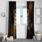 Black History Month Black African American Teachers Window Curtain Afrocentric Floral Art with Motivational Typography