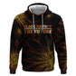 Black History Month Black African American Teachers Zip Hoodie Afrocentric Floral Art with Motivational Typography