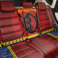 Eswatini Flag Back Car Seat Cover Nguni Shield Spear Pattern